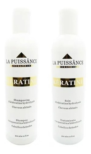 La Puissance Kit Keratina Shampoo + Acondicionador Antifrizz