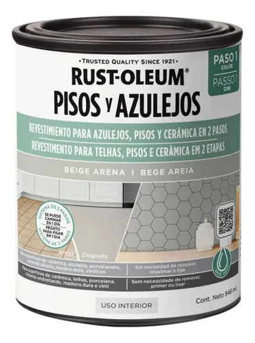 Pintura Para Piso Ro Base Beige Arena 946 Ml Rust Oleum