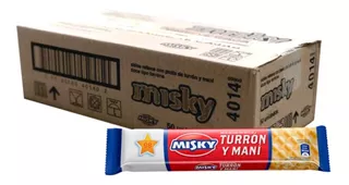 Turrón Misky Maní Caja X 50 Un - Open25hs!