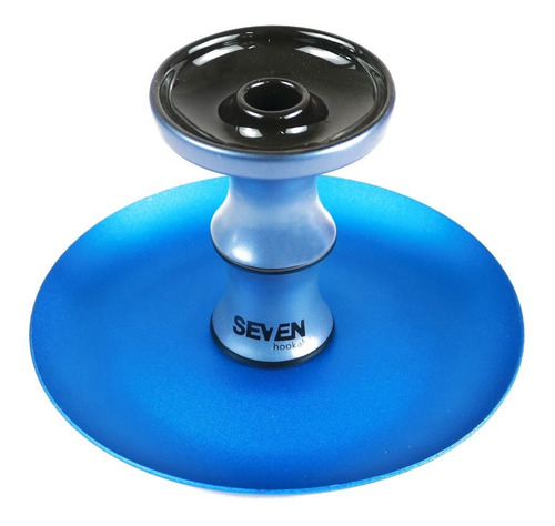 Imagem 2 de 5 de Kit Narguile Completo Médio Magic Mezzo - Azul Vaso Twist
