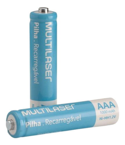 Pilhas Recarregaveis Aaa (1000mah) - 2 Unidades - Cb051