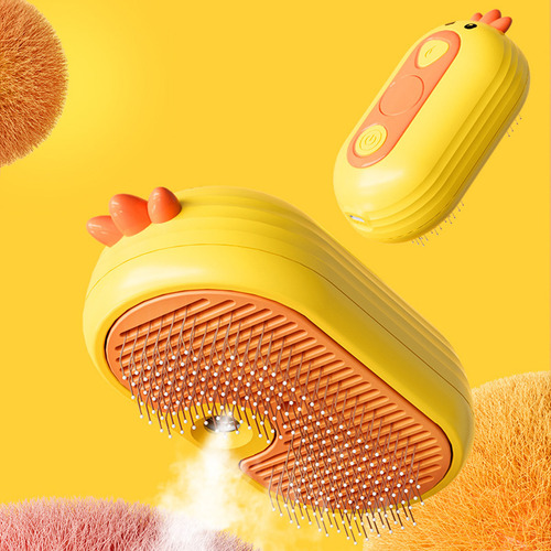 Nuevo Cepillo Limpiador Para Mascotas, 3 En 1, Con Vapor, Re