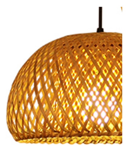 Lámpara Colgante De Techo Tejido Vintage Decoración De C