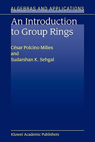 Libro An Introduction To Group Rings - Nuevo