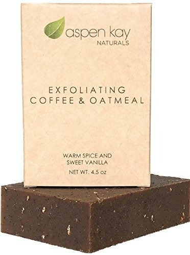 Jabón Exfoliante De Café Y Avena 100% Natural