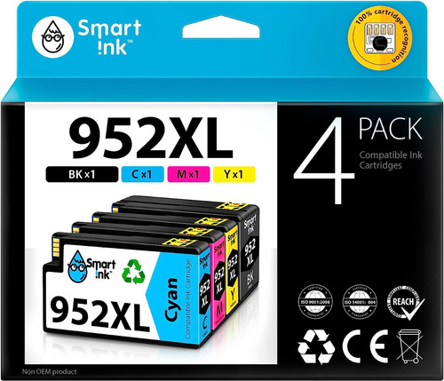 Smart Ink Cartucho De Tinta Compatible Para Hp 952xl 952 Xl