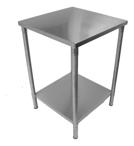 Mesa En Isla Acero Inox 60x60x90 Envío Gratis