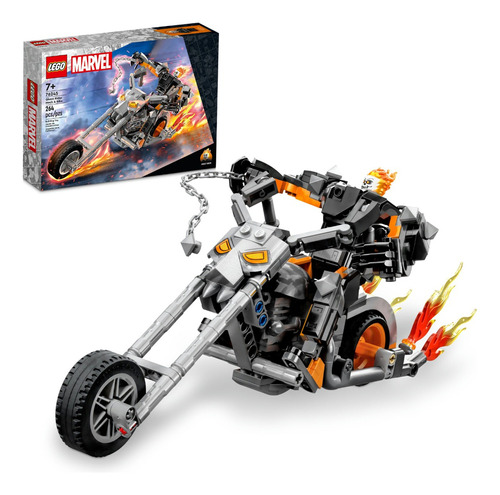 Kit Marvel 76245 Motoqueiro Fantasma Motocicleta Lego Quantidade de peças 264