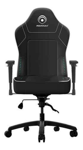 Imagen 1 de 2 de Silla Sillon Butaca Gaming Black Noir Ade Ramos