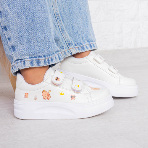 Zapatilla Infantil Yesiimorena Capybara Niña Capibara Velcro