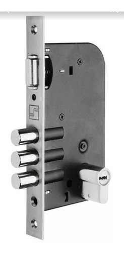Fechadura Rolete 3 Pinos Fortezza Cilindro 7cm