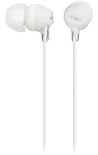 Audífonos Alámbricos In Ear Cable  Y  Mdrex15lp Blanco Sony