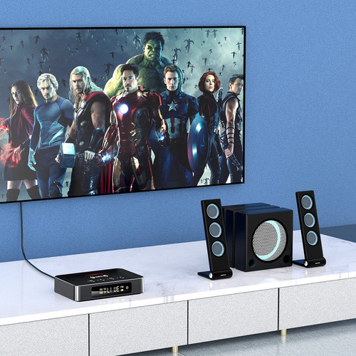 El adaptador TRTR Bluetooth 5.0 3 en 1, transmisor y receptor en uno, te ofrece una experiencia de audio estéreo Hi-Fi Equipado con conectores de 3,5 mm, RCA, coaxial, óptico, NFC y Aptx-LL