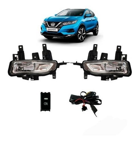 Kit Neblineros Para Nissan Qashqai J11 2018 - 2022 + Envío