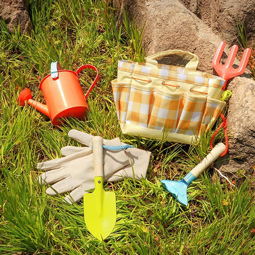 Juego De Herramientas De Jardinería Para Niños, Todo En Uno