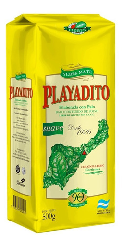 Yerba Mate Playadito Suave 500grs.