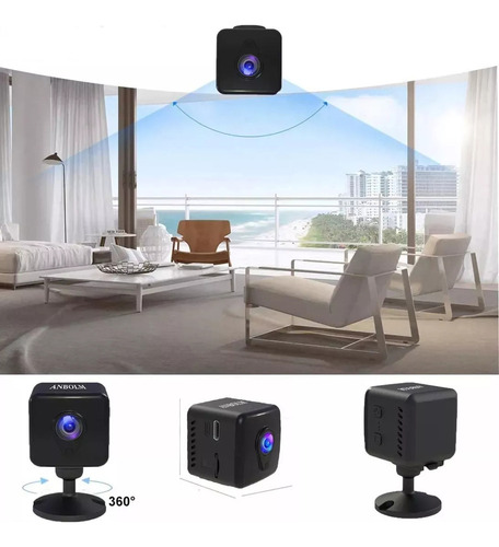 Yz Nuevo Mini Camara Espia 1080p Wifi Con Bateria Recargabl