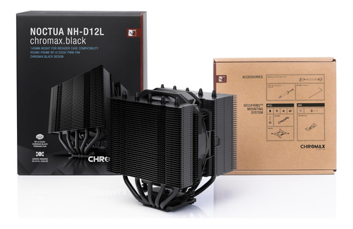 Noctua Nh-d12l Chromax. Grande, Coler De Cpu De Dual Tower D