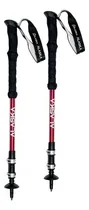 Comprar Bastones Trekking Alaska Climber Pro Telescopicos Aluminio Color Rojo