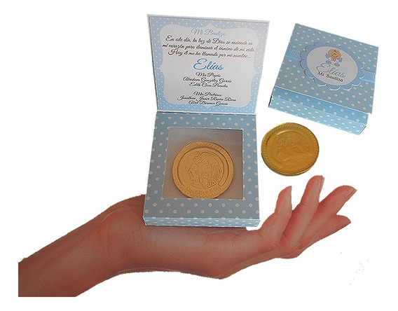 Napier Cien años Nuevo significado Bolos Para Bautizo Con Moneda Chocolate Originales Recuerdo | Meses sin  intereses