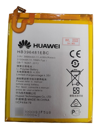 Bateria Huawei Y6 Ii Y6 2 Honor 5x G8 Hb396481ebc