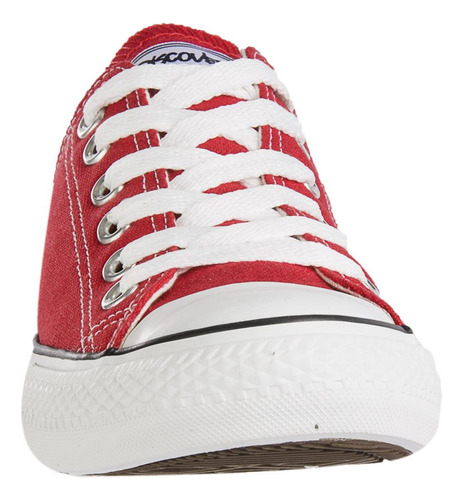 Imagen 5 de 8 de Tenis Discovery Bajo Rojo Unisex Croydon