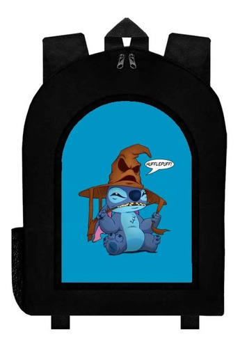 Mochila Negra Stitch A3