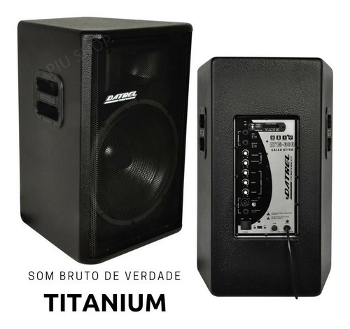 Caixa De Som Passiva + Ativa Af15 600w Rms Queima De Estoque