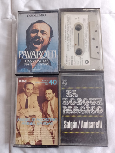 Lote De 10 Cassettes Originales. Pavarotti. Jorge Valdez