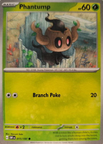 Pokémon Tcg Phantump 011/197