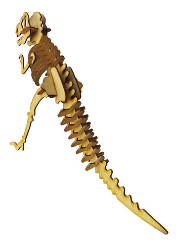 Imagen 5 de 7 de Rompecabezas 3d Dinosaurio T-rex Tiranosaurio Rex Envio Flex