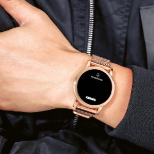 Reloj Electrónico Casual Para Hombre Con Led Dorado