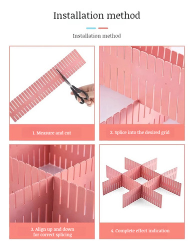 Divisor, Material De Polipropileno Organizado, Altura Multif