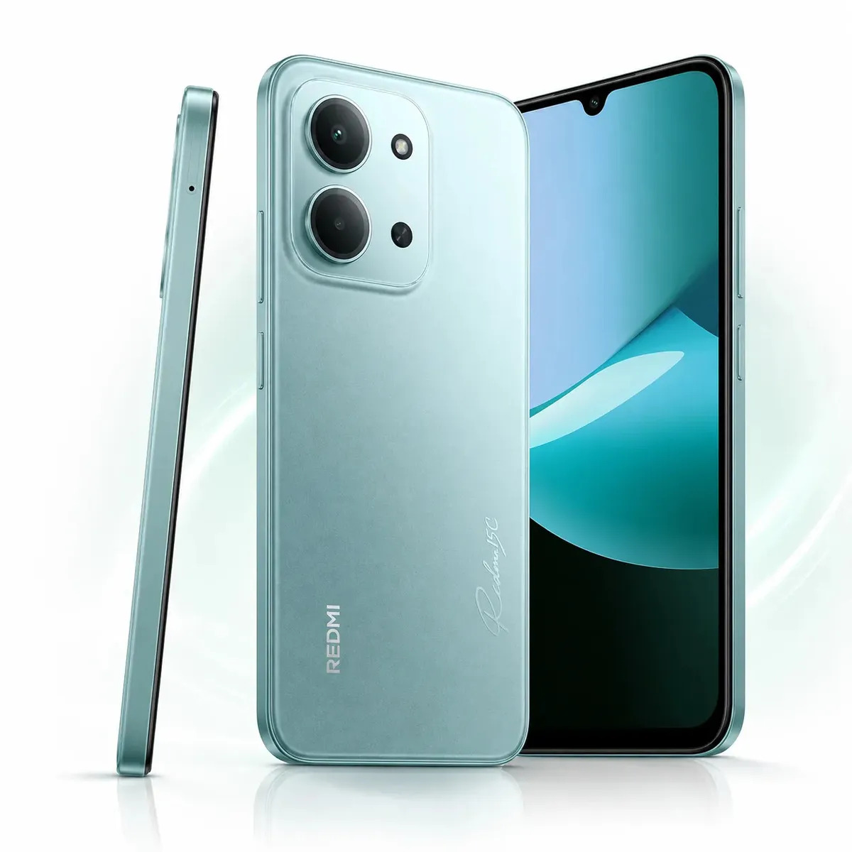 Celular Xiaomi Redmi 15C 5G 256GB 8GB RAM + 8GB Virtual Verde Menta Mint Green Smartphone Dual SIM Tela 6,9'' 120Hz Câmera 50MP Bateria 6000mAh Carregamento Rápido 33W NFC Android 15 Homologado Anatel