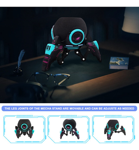 Soporte Decorativo Para Echo Dot 4ta Y 5ta Gen Negro
