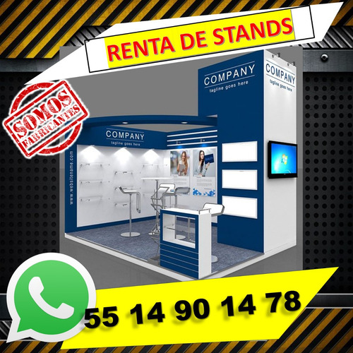 Renta De Stands 3x3 6x3 6x6 Exposicion Cdmx Mamparas Eventos