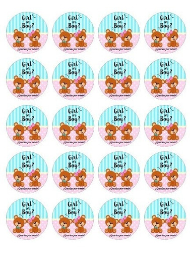 Kit De Juegos Y Distintivos Para Revelación Boy Or Girl Pdf
