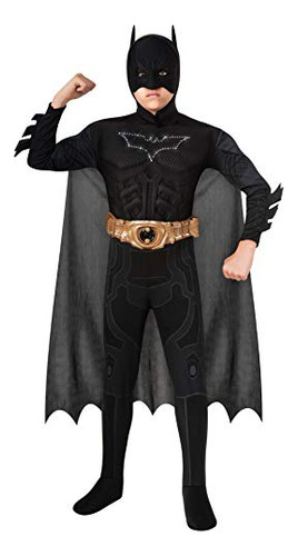 Disfraz Batman Deluxe Niño Con Luces Y Capa