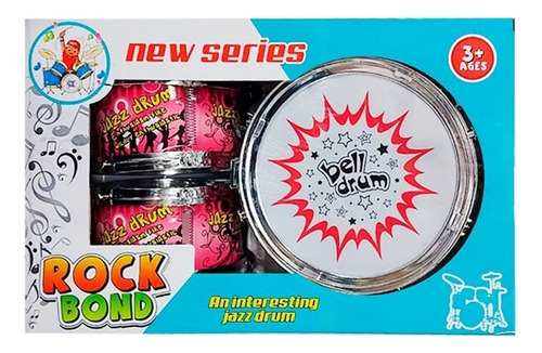 Bateria De Juguete Rock Bond Conjunto De Bateria En Caja