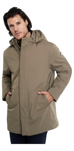 Chamarra Beige Tipo Parka D.e.e.p Selection 2013 Hombre