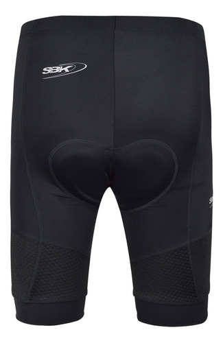 Imagen 2 de 8 de Calza Ciclismo Corta Sbk Pro Men Con Badana Protectora