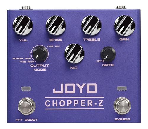 Pedal Guitarra Simulador High Gain Joyo Chopper-z R-18