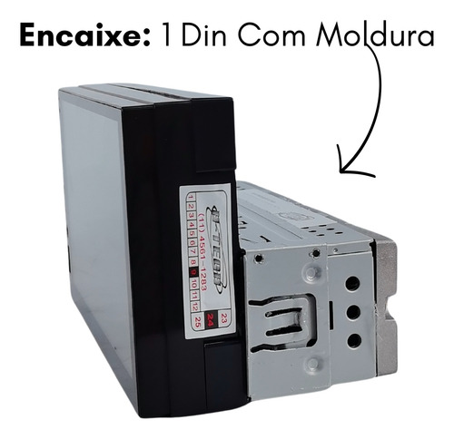 Multimídia 1din H-tech Espelhamento Usb Bluetooth Full Touch