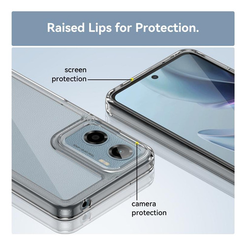 Funda De Acrílico Y Tpu Para Motorola Moto E15 Para Motorola