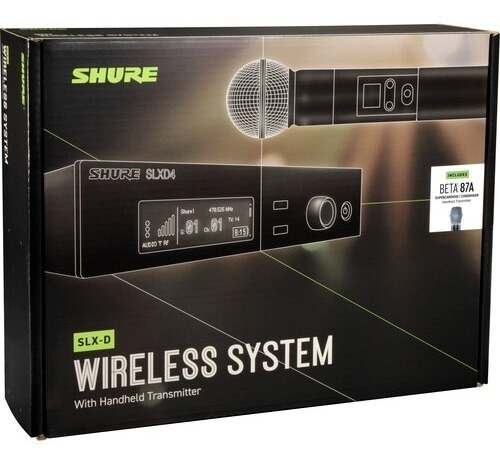 Imagen 7 de 9 de Microfono Inalámbrico Shure Slxd24/b87c Mic De Mano Beta87