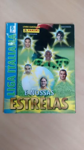 Album Panini Liga Italiana e Nossas Estrelas // PANINI BRASIL ** 2004 **