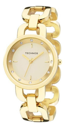 Relógio Technos Feminino Elegance Elos Dourado 2035lrg/4x