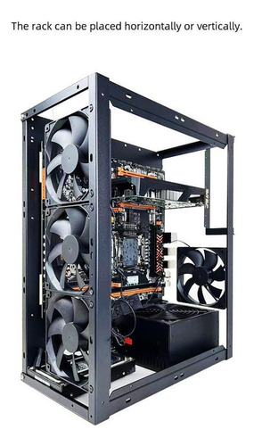 Rack De Placa -mãe Aberta Do Computador, Moldura Do Chassi