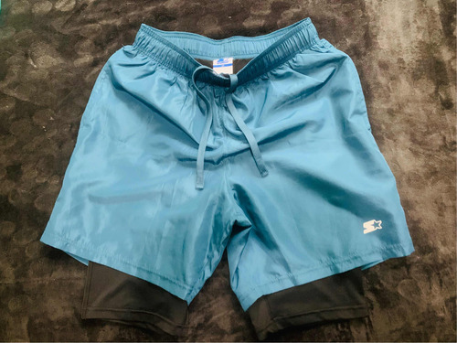 Gimnasio Short Con Licra Deportiva 2 En 1 Hombre Correr