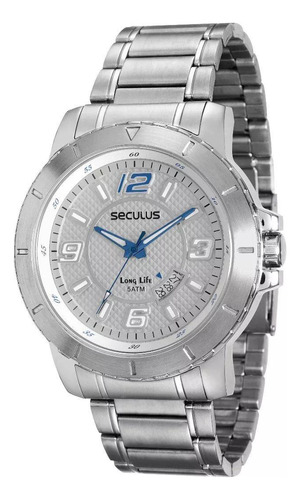 Relógio Masculino Seculus Pulseira De Aço 20385g0svna2